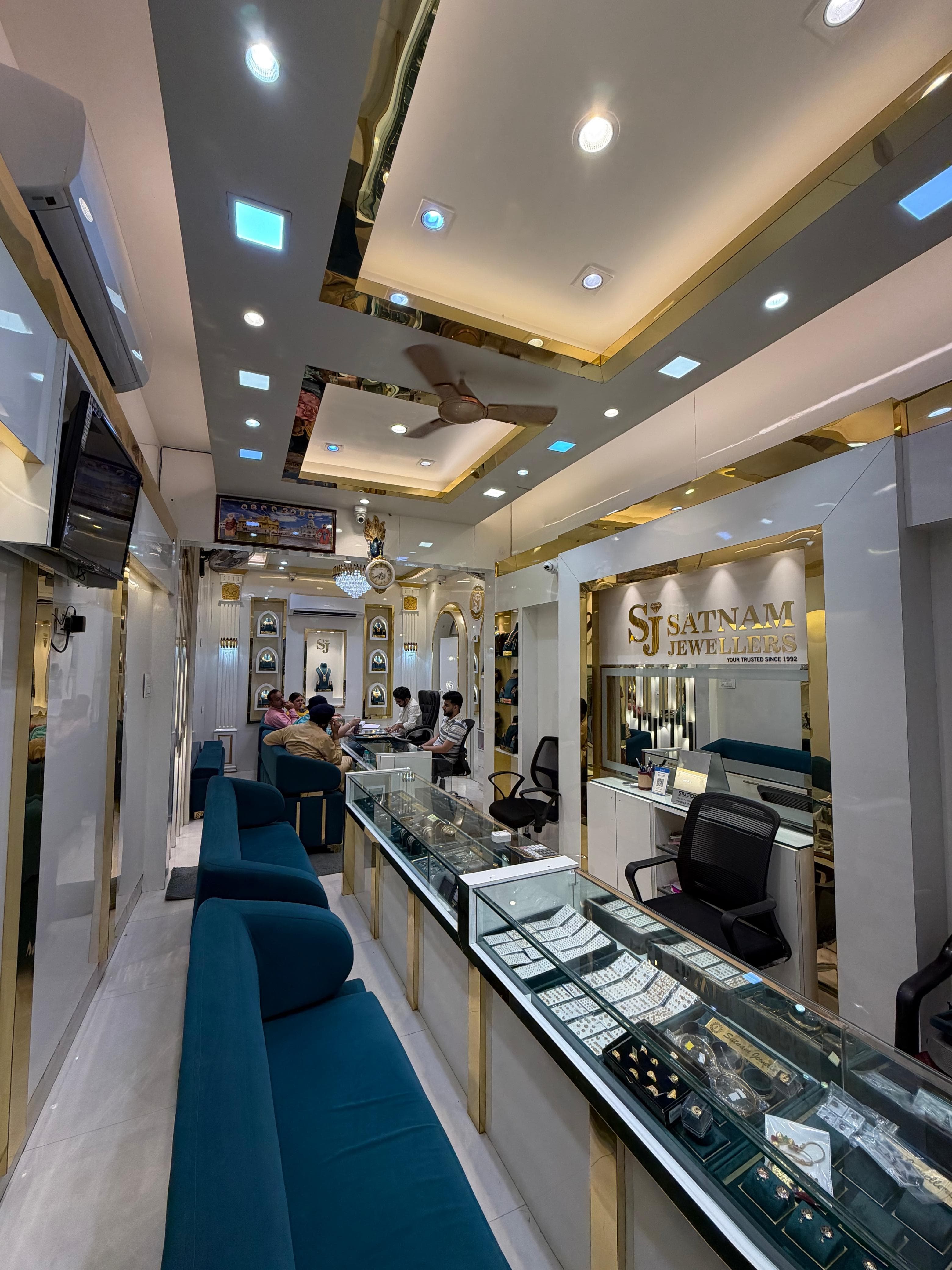 Another interior view of Satnam Jewellers